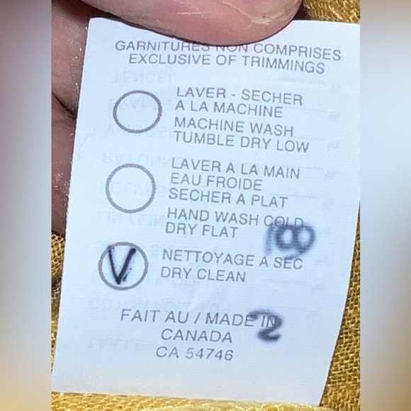 Veronique Miljkovitch Mustard Dolman Sleeve Blouse Top Lagenlook Relaxed Sz S - Picture 9 of 10